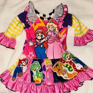 Super Mario upcycled dress